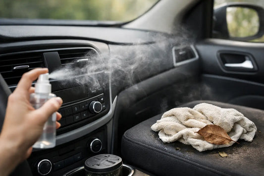 Wie entfernt man muffigen Geruch im Auto?