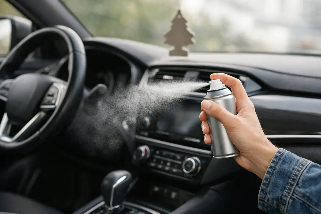 Wie benutzt man Raumspray richtig im Auto?