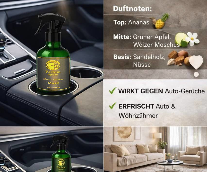 Mgtronix Autoparfum White Musk 500 ml - Mgtronix-mg