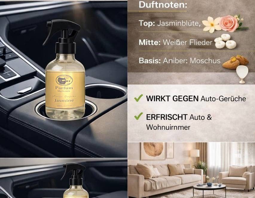 Mgtronix Autoparfum Jasmine 500 ml – Frisch - Mgtronix-mg